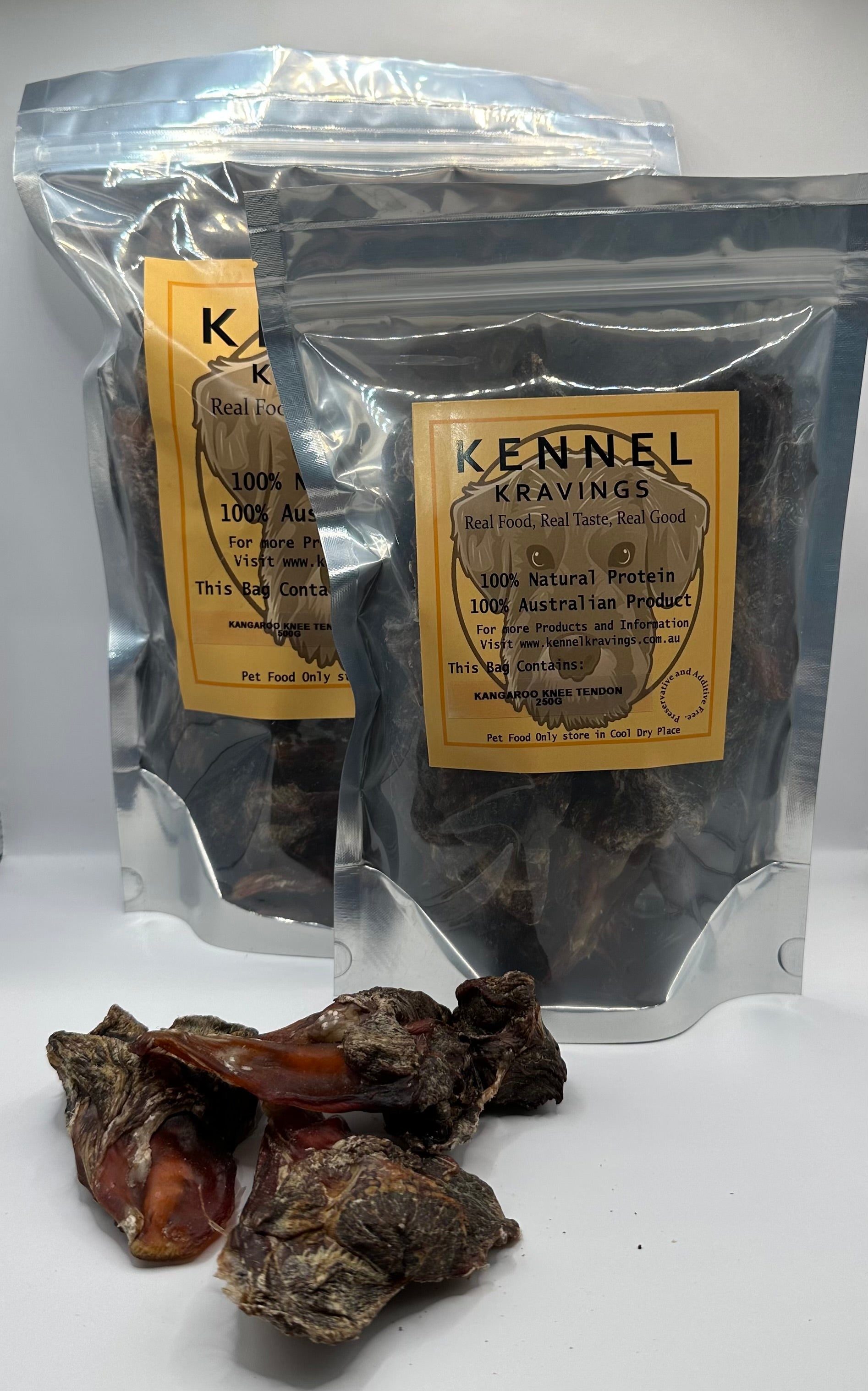 Kangaroo tendon dog outlet chews